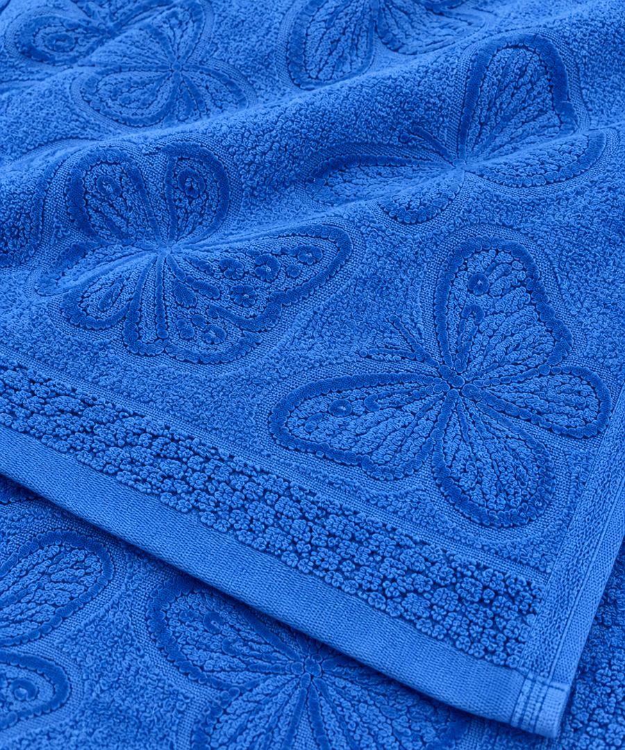 Velour Face towel set of 3 towels, 100%cotton , 30x50cm.