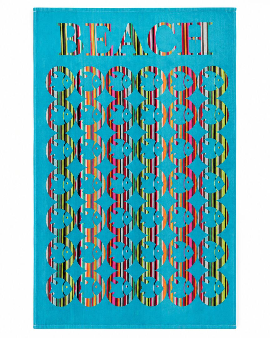 Velour Beach towel 100%cotton,90x170 cm.