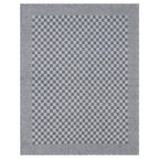 طقم من 3 قطع من مناشف المطبخ، قطن 100%، 50 × 70 سم (رمادي داكن)