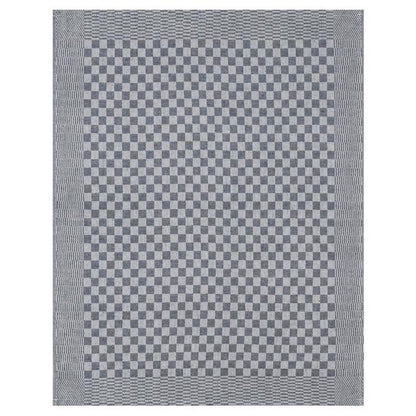 SET OF 3 PCS KITCHEN TOWELS , 100% COTTON , 50X70 CM (Dark Grey)