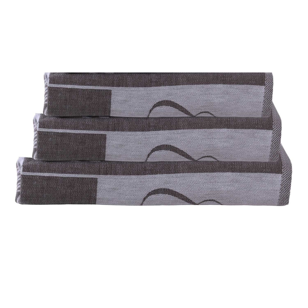 مجموعة من 3 قطع مناشف المطبخ، قطن 100%، 50×70 سم