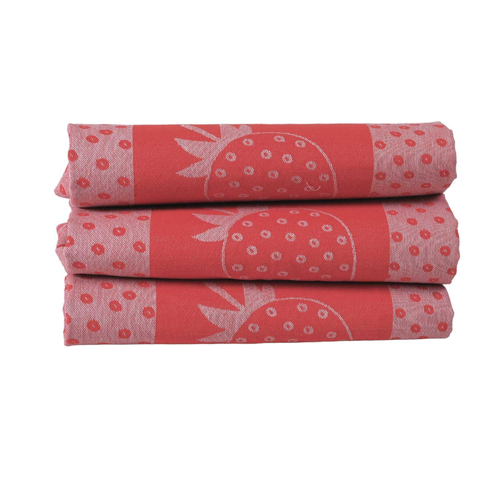 SET OF 3 PCS KITCHEN TOWELS , 100% COTTON , 50X70 CM