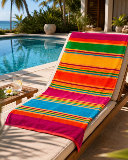 XL Velour Beach towel 100%cotton,140x180 cm.