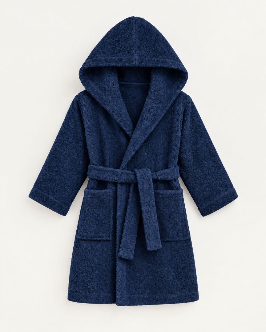 Premium Cotton Kids’ Bathrobe.