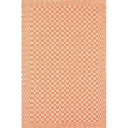 SET OF 3 PCS KITCHEN TOWELS , 100% COTTON , 50X70 CM (Orange)