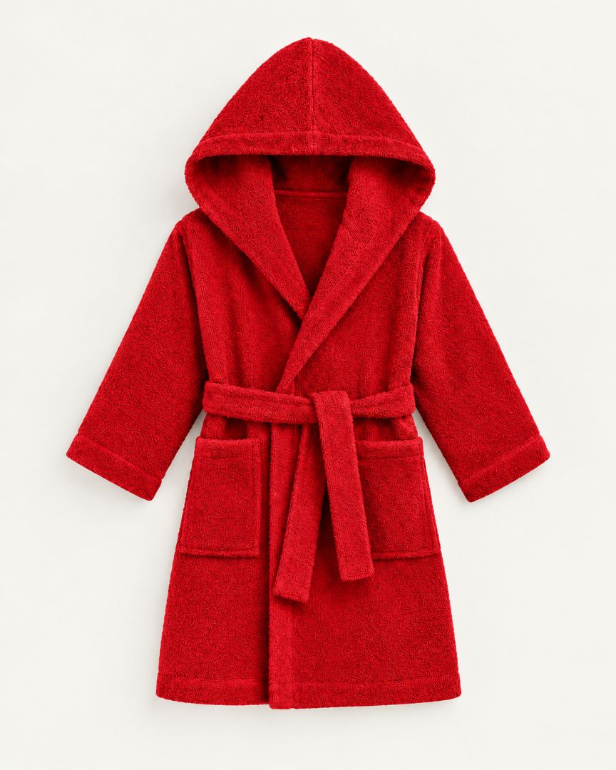 Premium Cotton Kids’ Bathrobe.