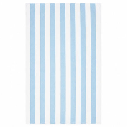 Terry stripes  Beach towel 100%cotton,70x180 cm.(Light Blue)