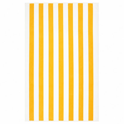 Terry stripes  Beach towel 100%cotton,70x180 cm. (yellow)