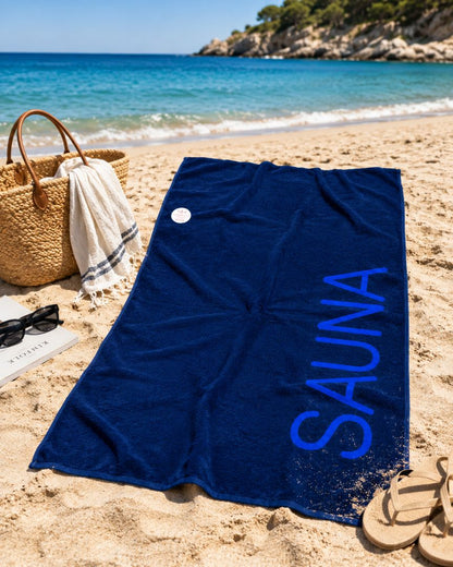 Sauna towel double-face,100% cotton,80x200 cm.