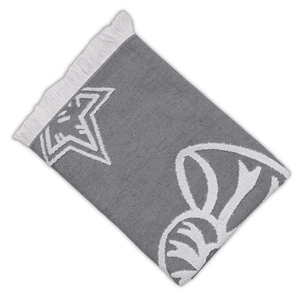 منشفة تيري للشاطئ 100% قطن، 90×170 سم