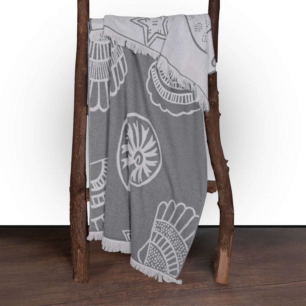 منشفة تيري للشاطئ 100% قطن، 90×170 سم