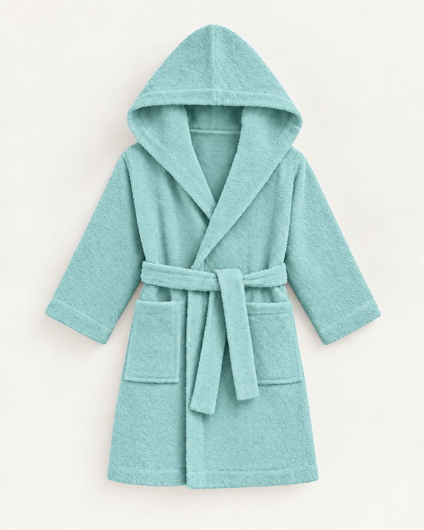 Premium Cotton Kids’ Bathrobe.