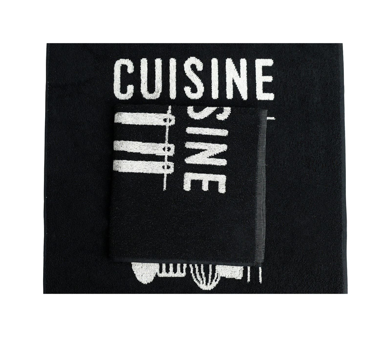 مناشف مطبخ تيري، عبوة من 3 قطع من مناشف المطبخ 100% قطن، 50×50 سم