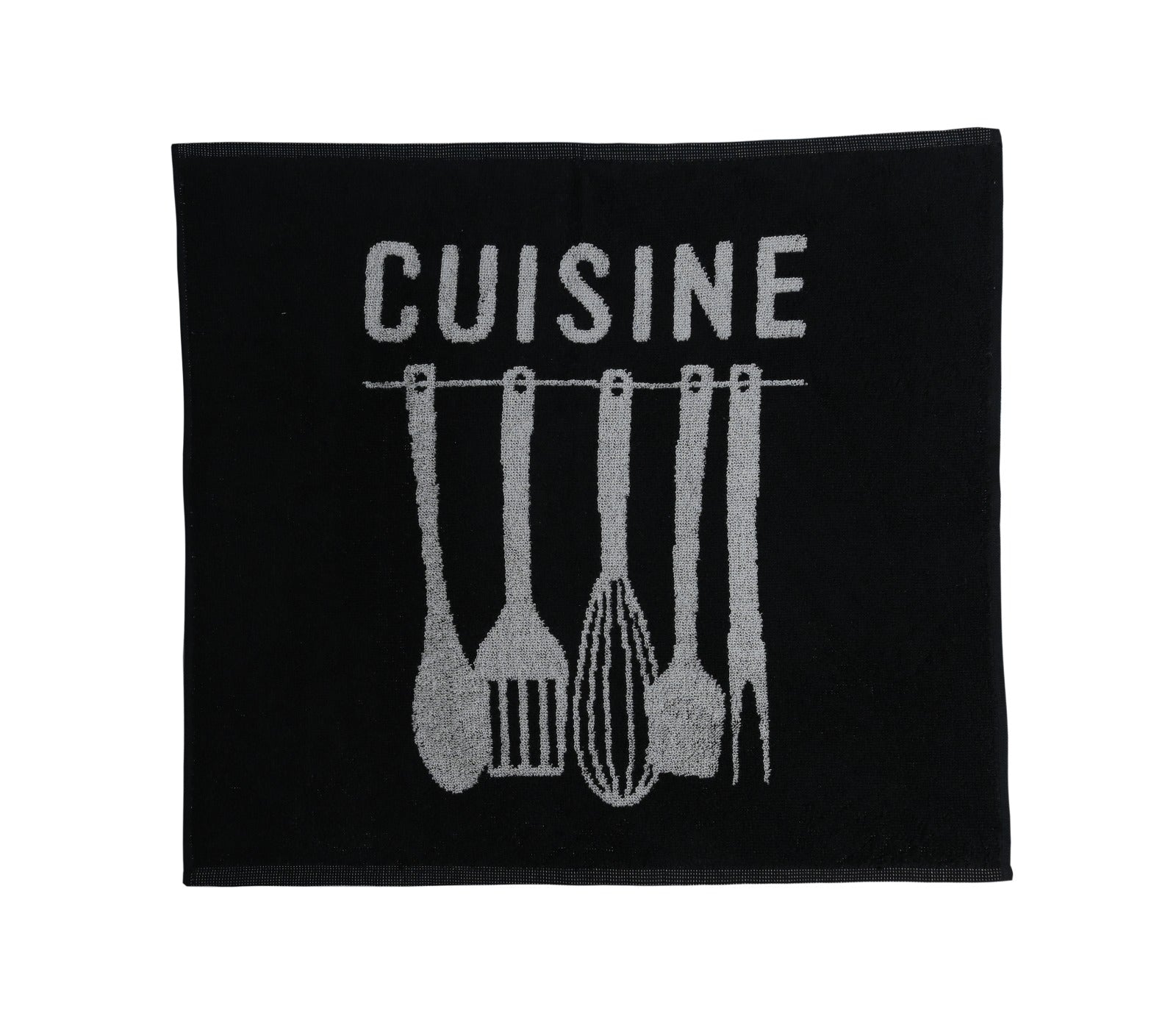 مناشف مطبخ تيري، عبوة من 3 قطع من مناشف المطبخ 100% قطن، 50×50 سم