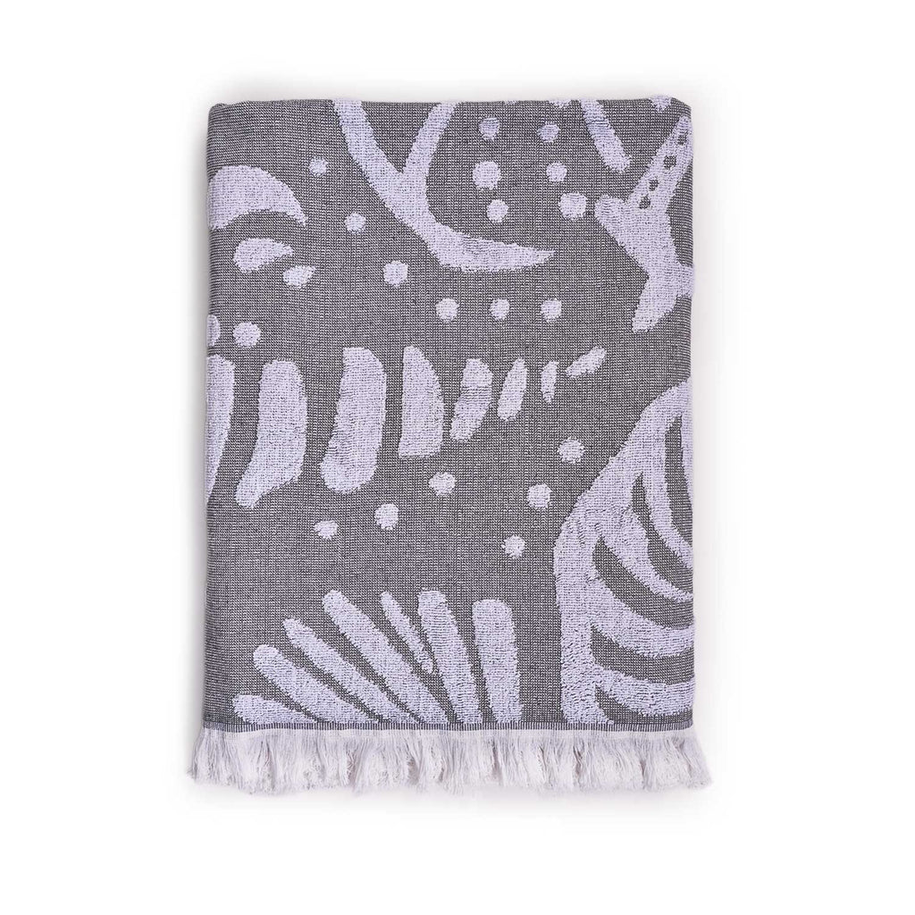 منشفة تيري للشاطئ 100% قطن، 90×170 سم