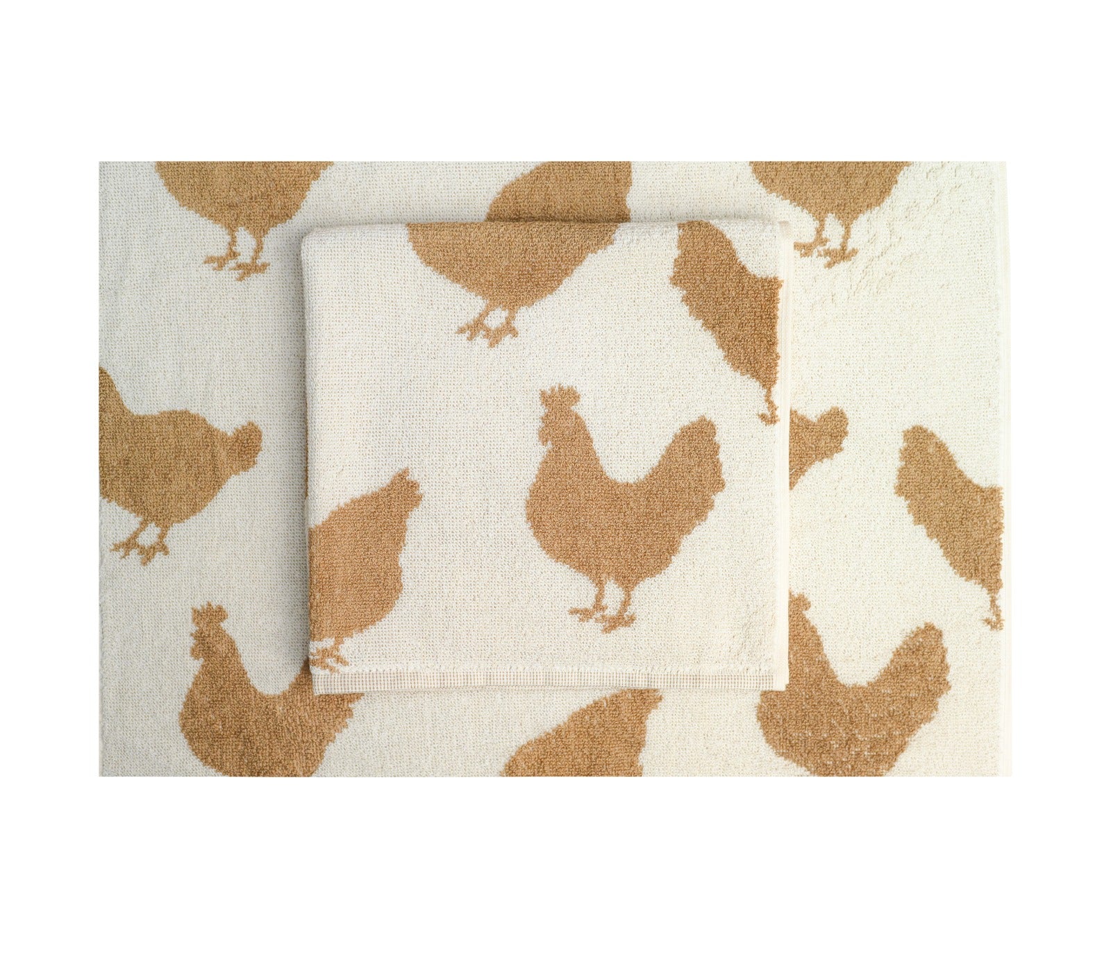 مناشف مطبخ تيري، عبوة من 3 قطع من مناشف المطبخ 100% قطن، 50×50 سم