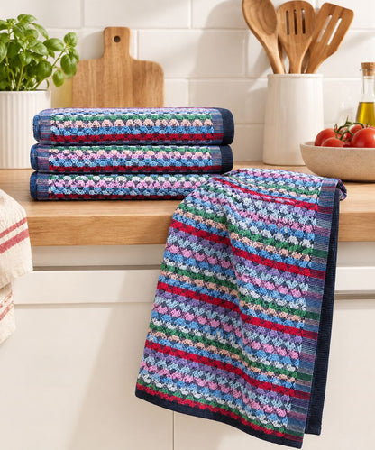 Terry Kitchen towels, 3 PCS PACK OF Kitchen Towels 100% Cotton,30x50cm.