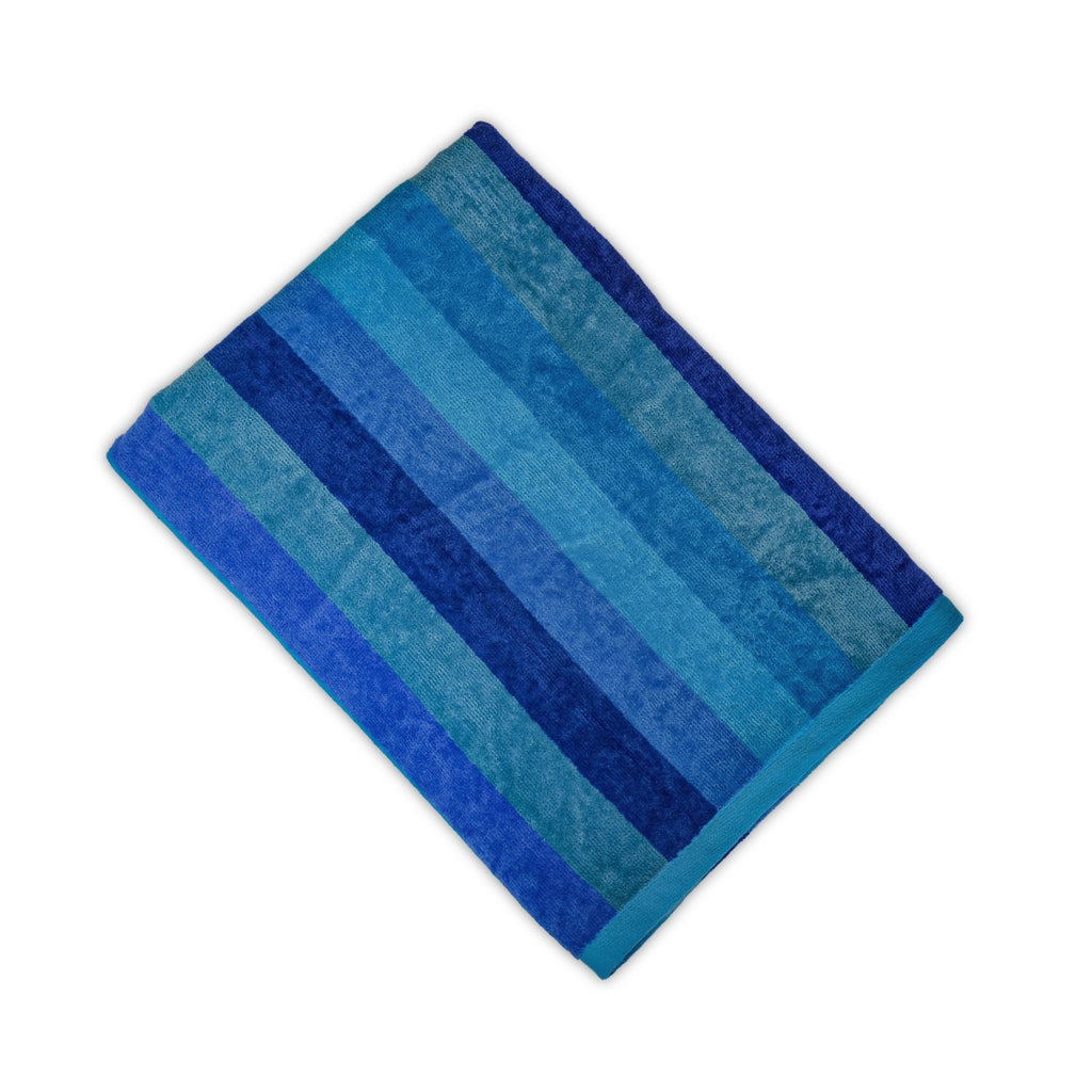 منشفة شاطئ مخملية 100% قطن، 90×170 سم