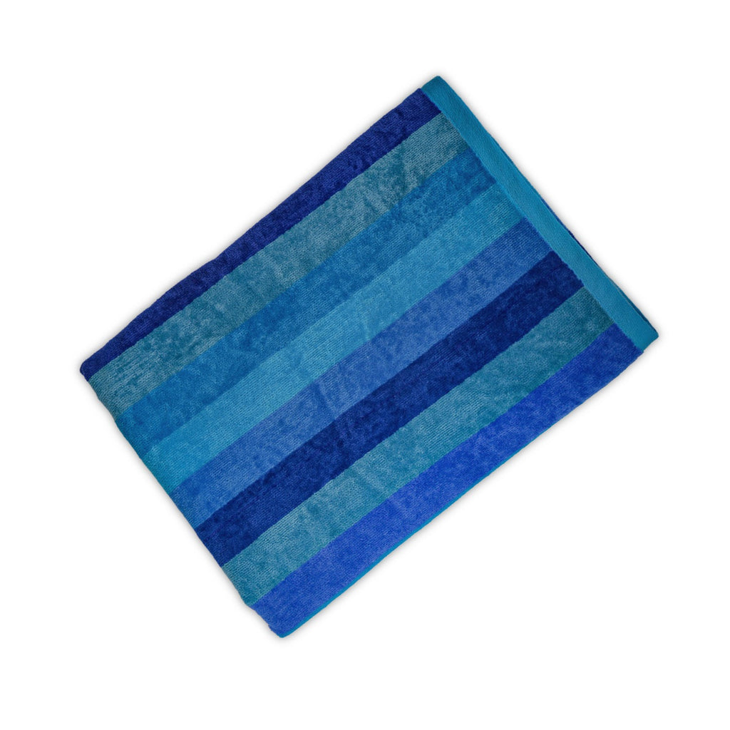 منشفة شاطئ مخملية 100% قطن، 90×170 سم