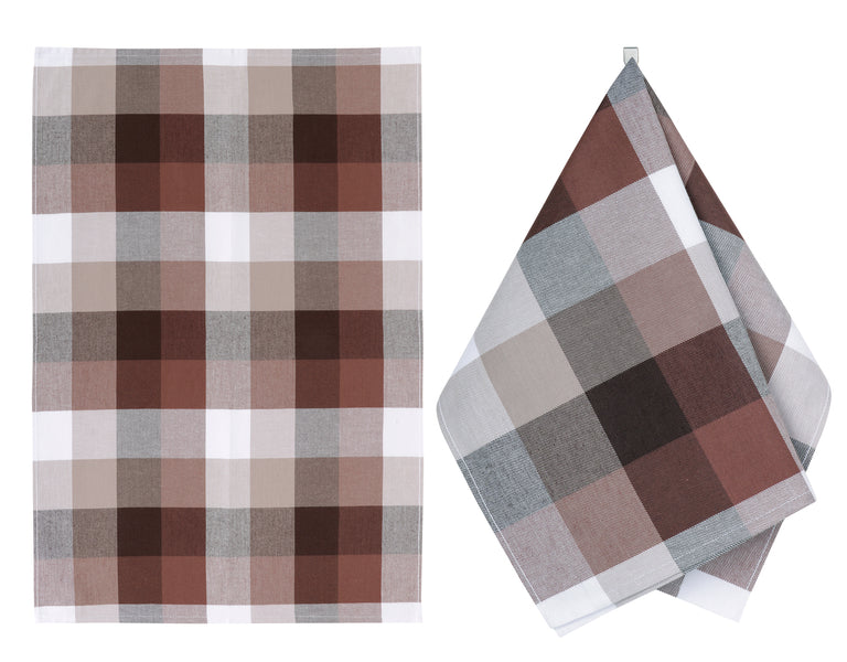 مجموعة من 3 قطع مناشف المطبخ، قطن 100%، 50×70 سم