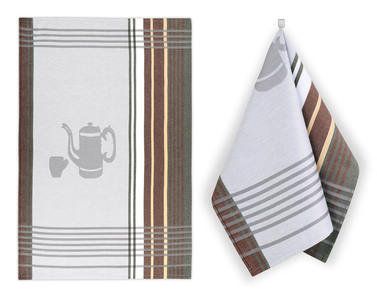 SET OF 3 PCS KITCHEN TOWELS , 100% COTTON , 50X70 CM